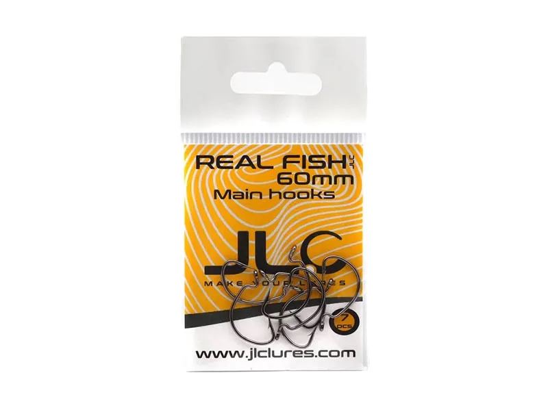 Real Fish Texas Hook 2.5" - 60 mm - 7 Pack