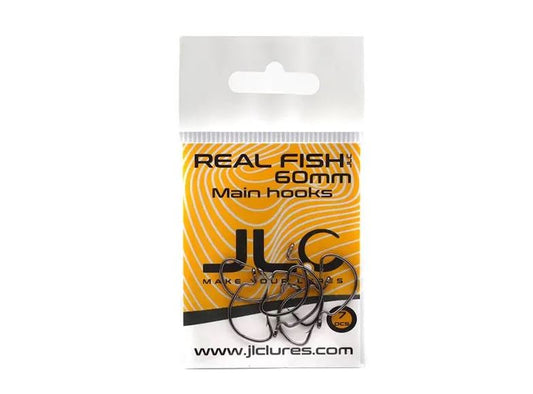 Real Fish Texas Hook 2.5" - 60 mm - 7 Pack