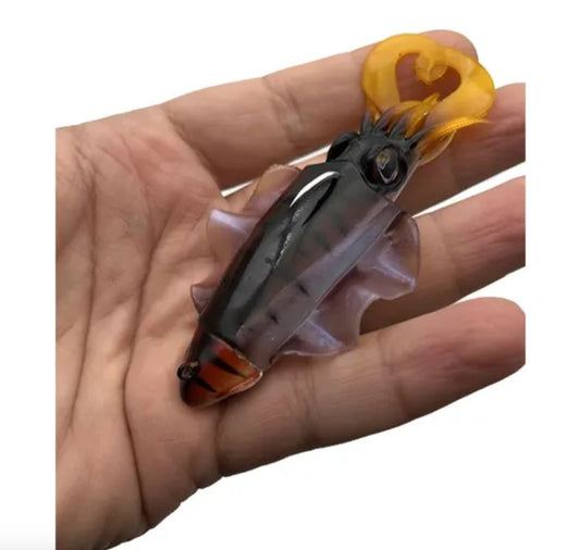 Tokuri 3.5" – 85mm Cuttlefish Vinyl Body Jig Fishing Lure